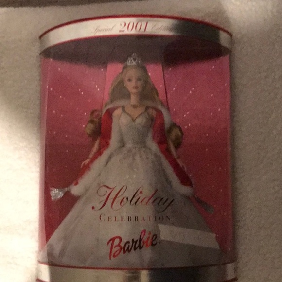 NWT 2001 holiday celebration Barbie - Picture 2 of 8